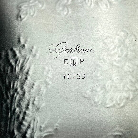 Gorham Silver Decorated Tray | Seasons Of Blossom | Winter Country Scene - Picture 5 of 10